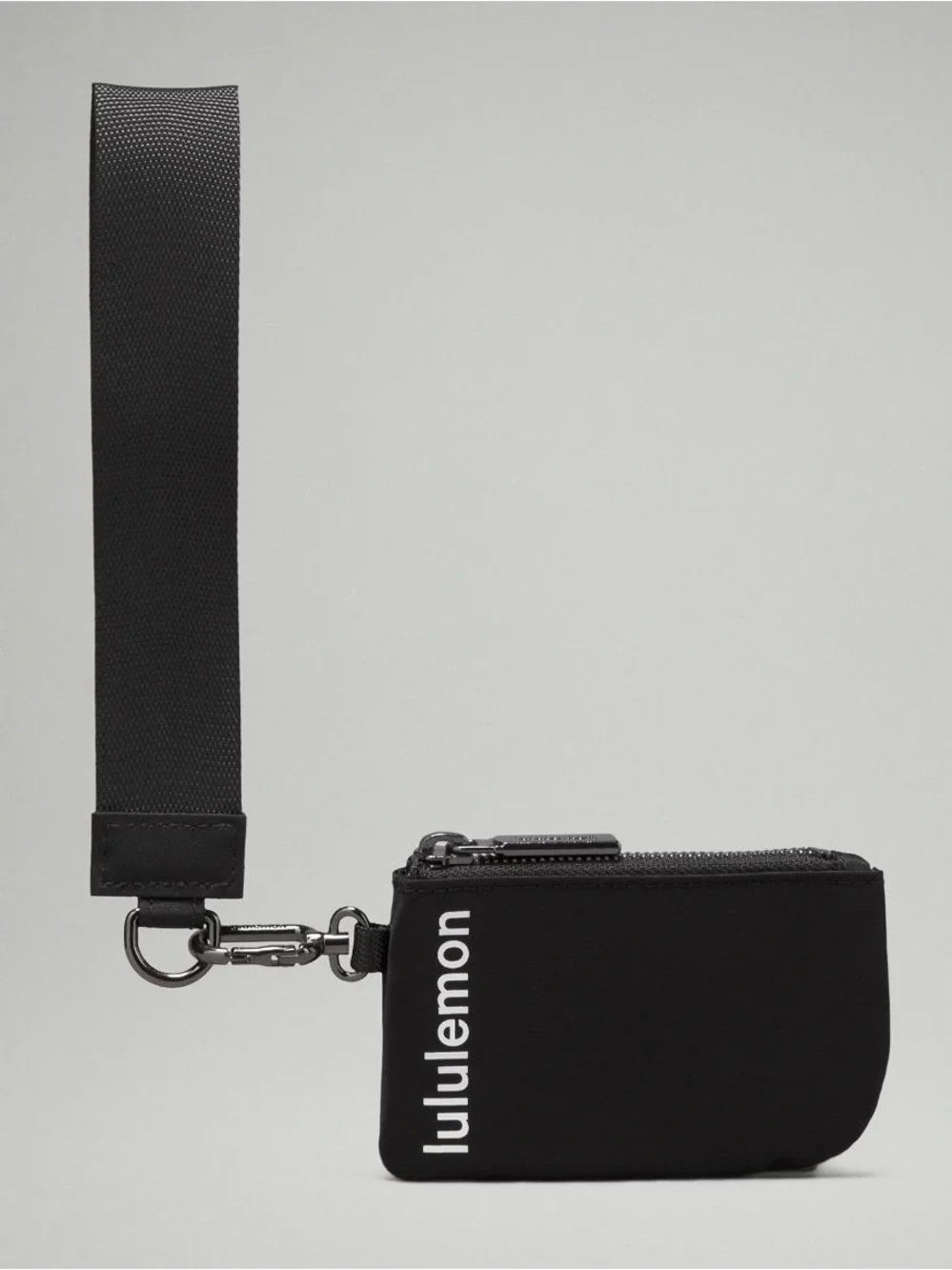 lululemon athletica NWT Dual Pouch Wristlet Strap Key & Accessory Holder Black